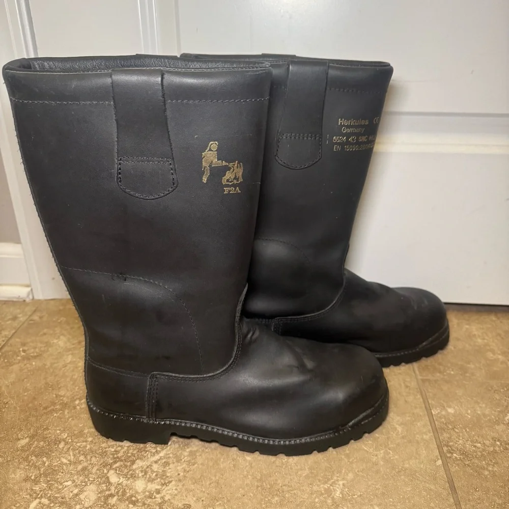 Herkules EN15090 Firefighter Safety Boots Antistatic Oil Acid Resistant‎ Size 43